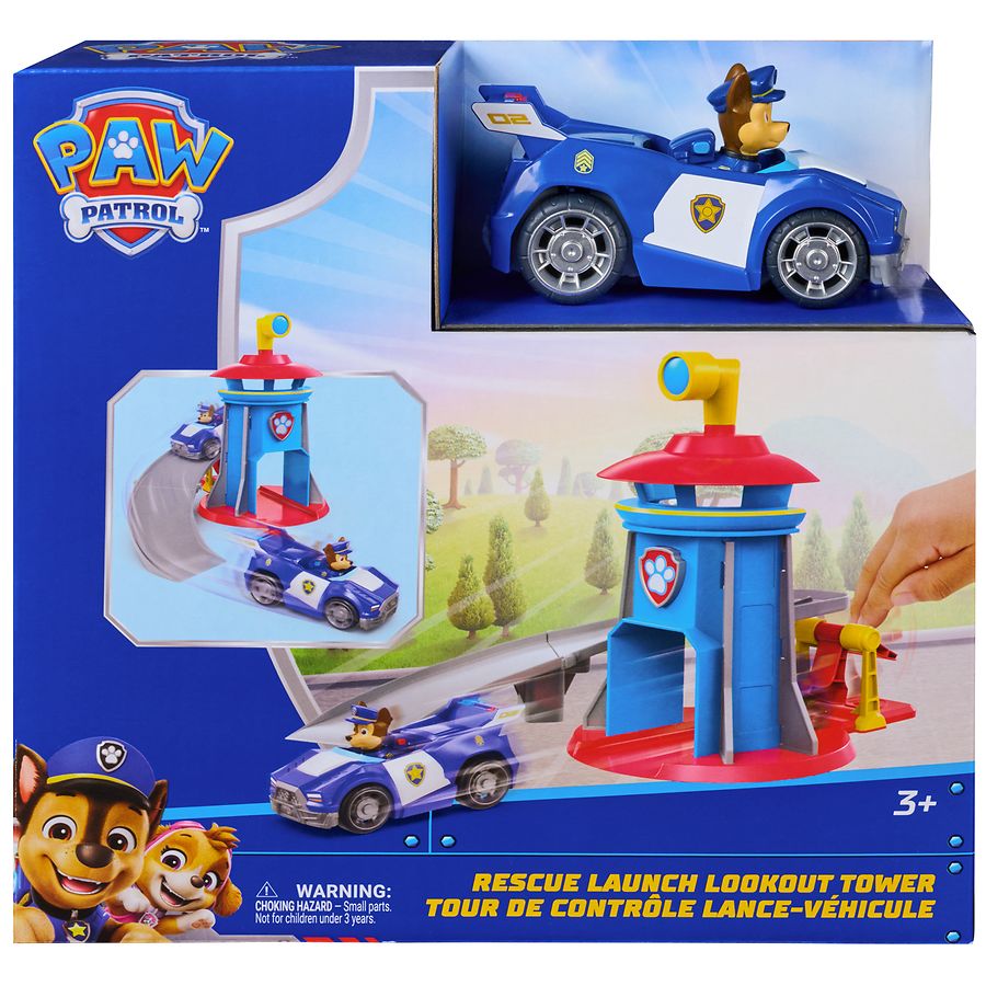 Paw Patrol Rescue Launch Lookout Tower Play Set