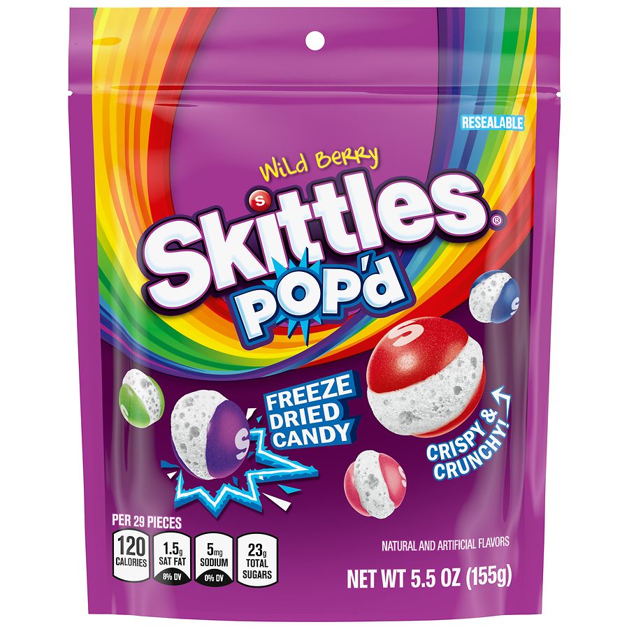 Skittles Freeze Dried Candy Wild Berry