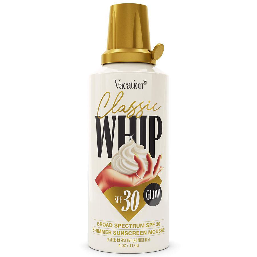 Vacation Classic Whip Glow Shimmer Sunscreen Mousse SPF 30
