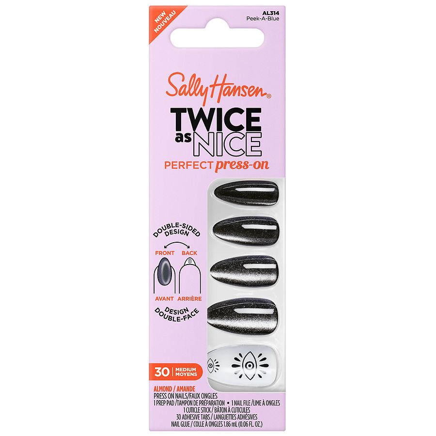 Sally Hansen Perfect Press-Ons Peek-A-Blue