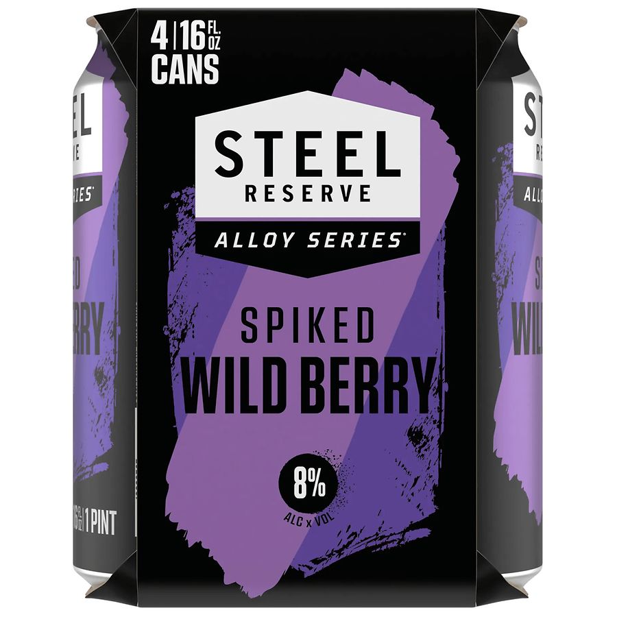 シェーファー　葡萄柄　12k USA Steel Reserve Alloy Series Flavored Malt Beverage Spiked Wildberry
