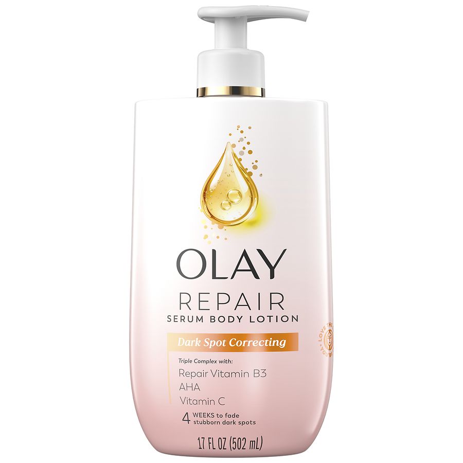 Olay Dark Spot Correcting Repair Serum Body Lotion Notes of Vibrant Citrus and Florals
