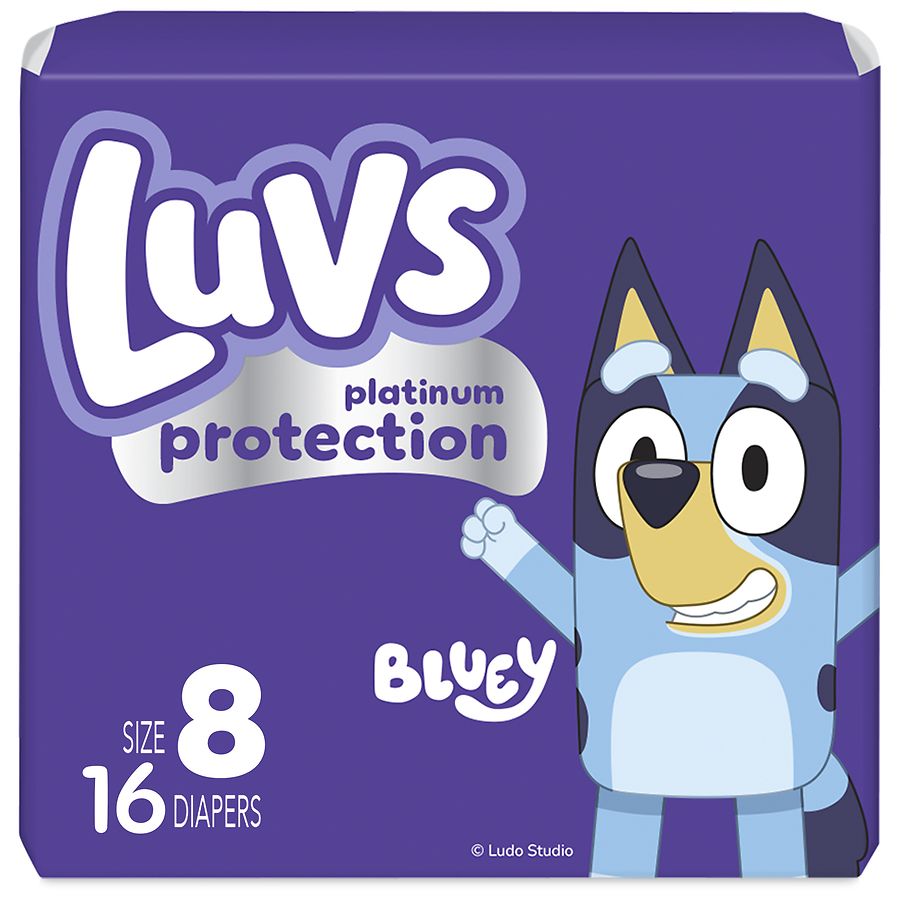 Luvs Platinum Protection Baby Diapers Size 8 (46+ lb)