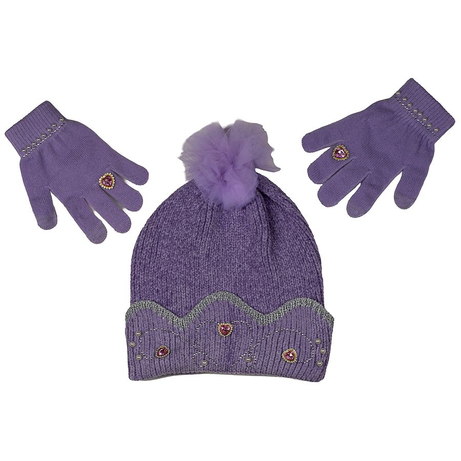 Accessory Innovations Princess Beanie And Glove Set Lilac