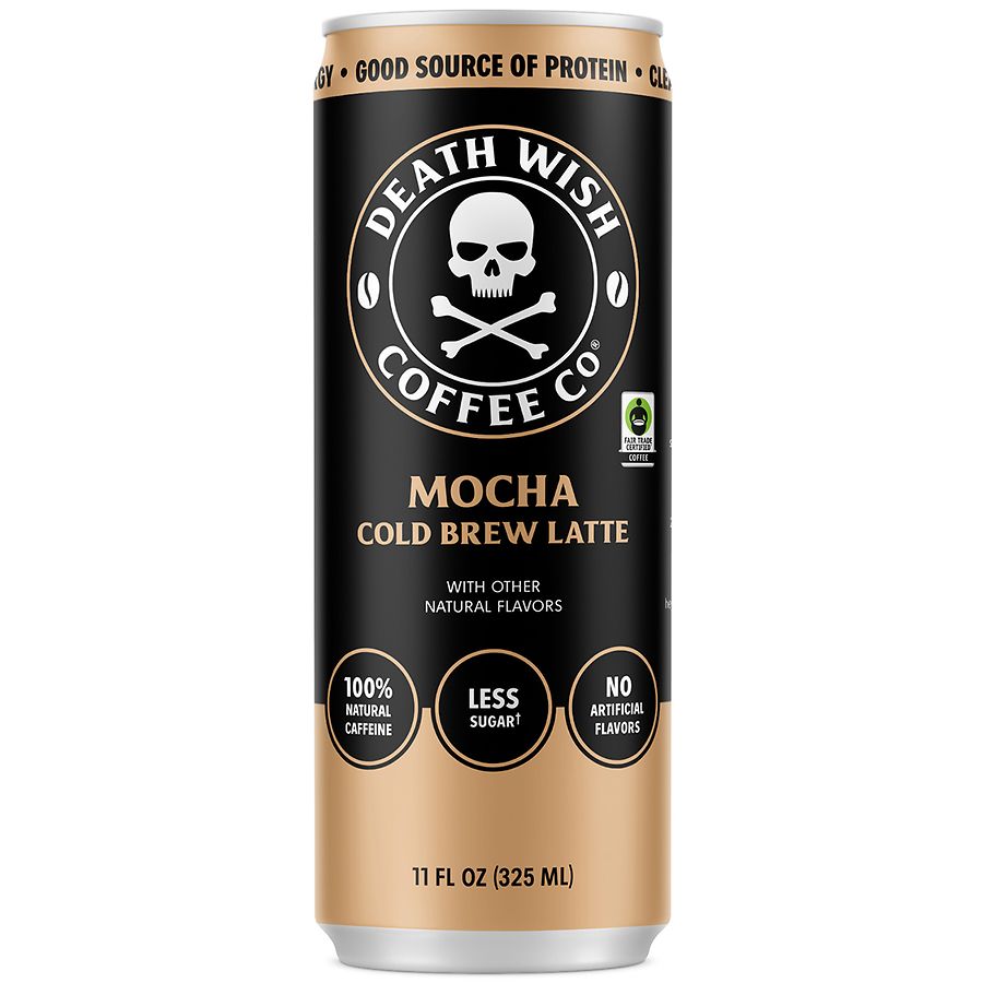 Death Wish Cold Brew Latte Drink Mocha