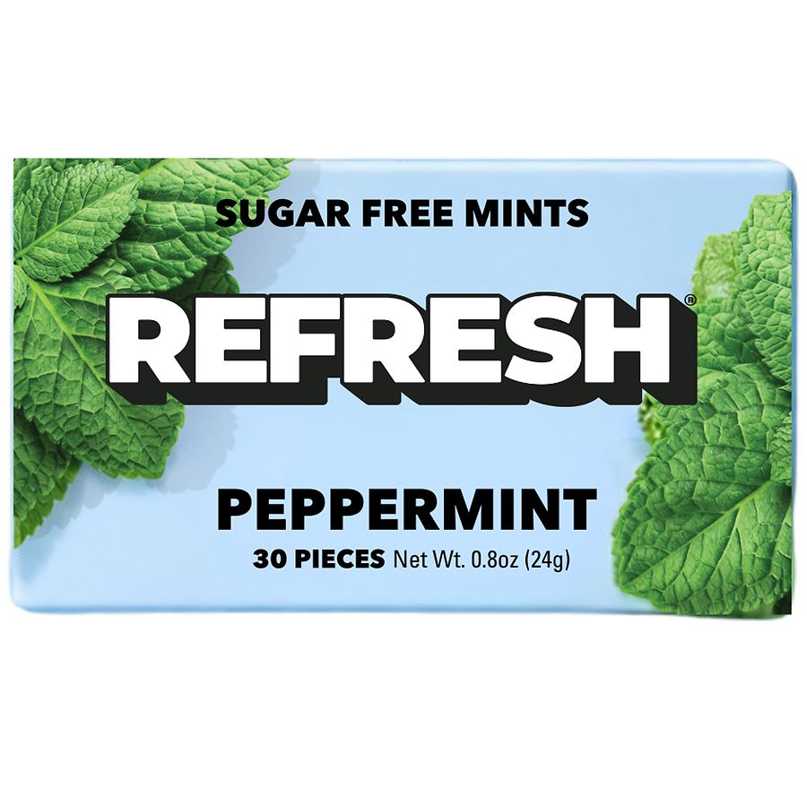 Refresh Sugar Free Mints Peppermint
