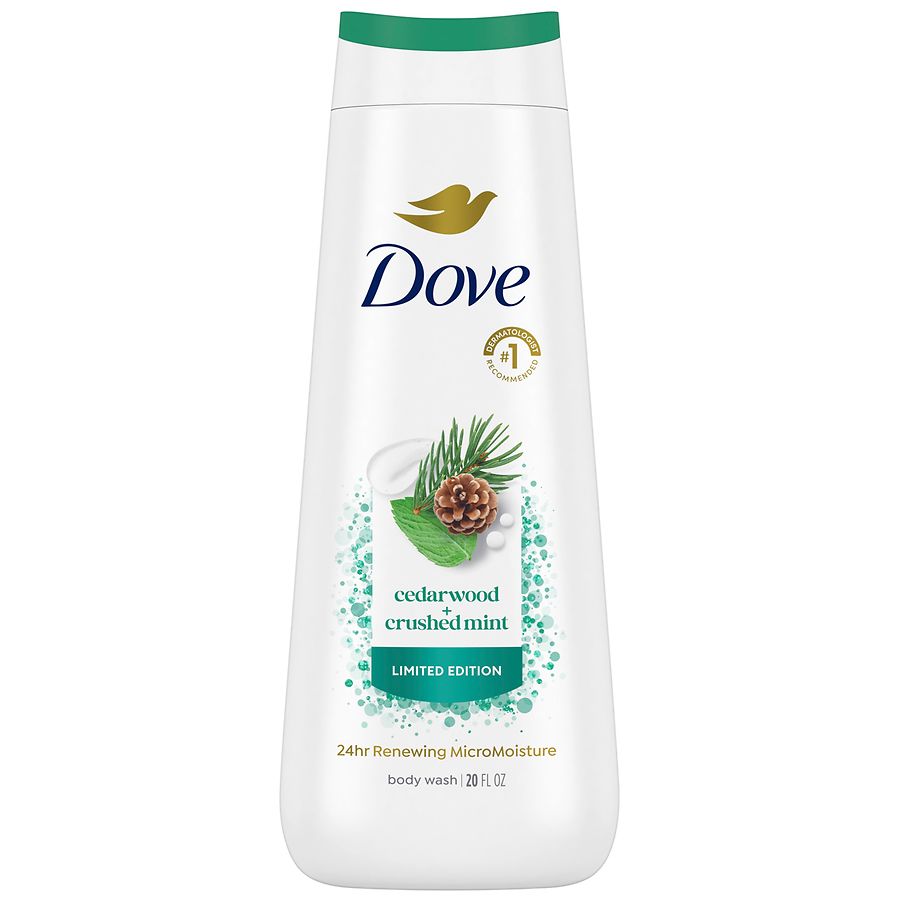 Dove Body Wash Cedarwood & Crushed Mint