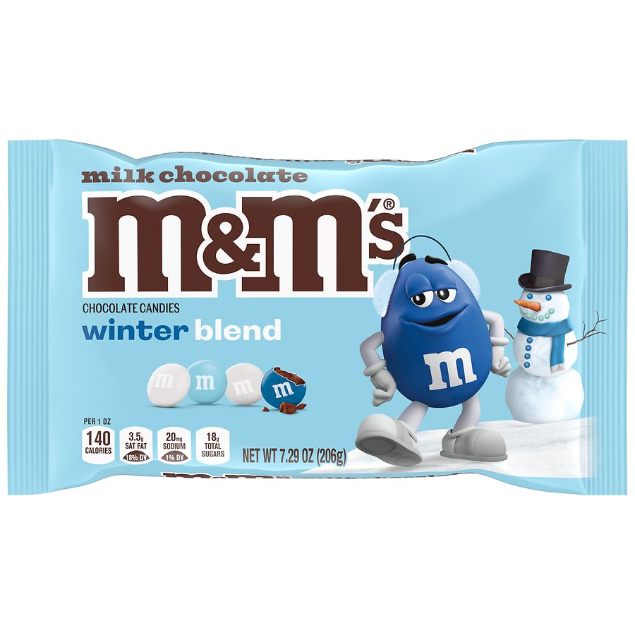 M&M's Chocolate Candies, Winter Blend Milk Chocolate