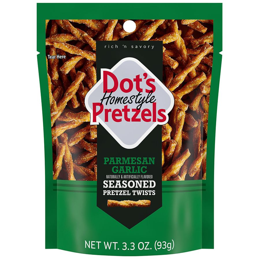 Dot's Pretzels Seasoned Pretzel Twists Parmesan Garlic