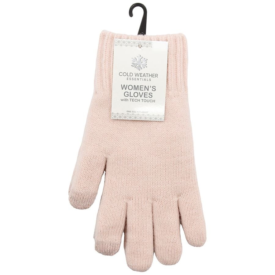 Cold Weather Essentials Women's Gloves with Tech Touch One Size Fits Most