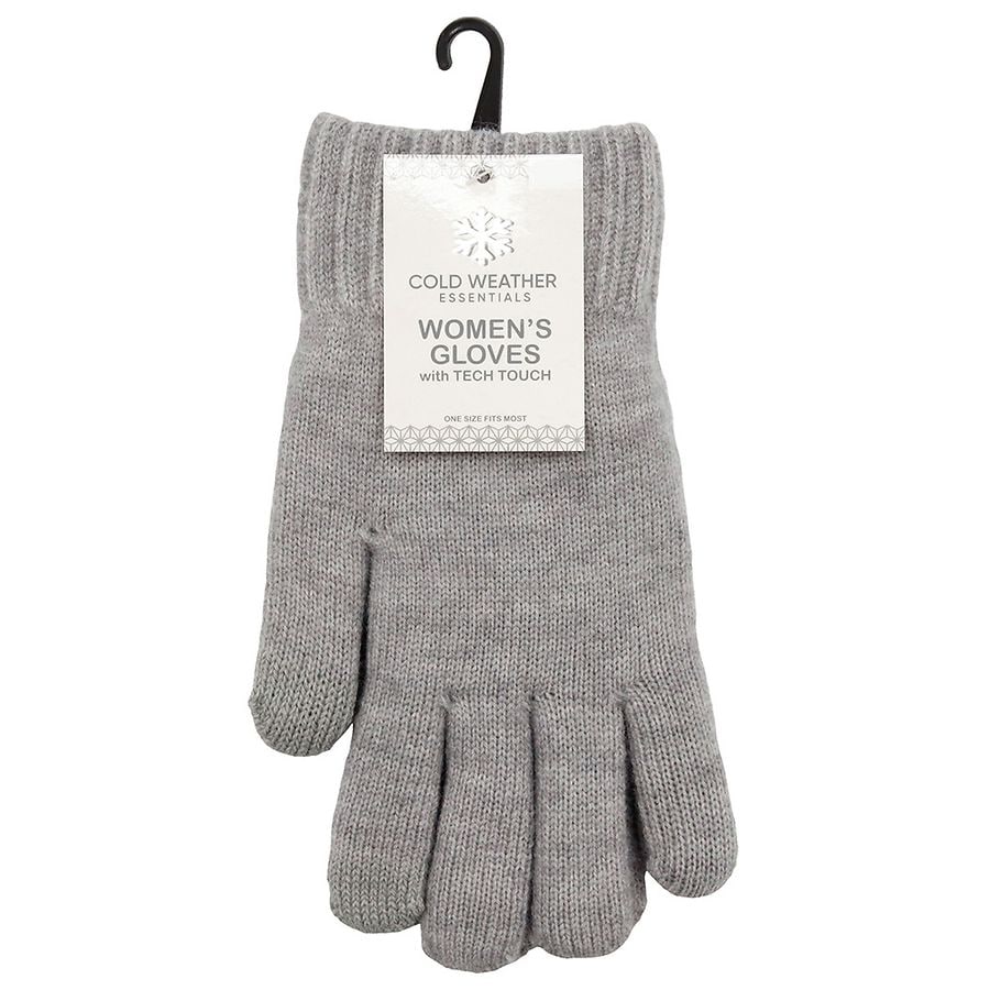 Cold Weather Essentials Women's Gloves with Tech Touch One Size Fits Most