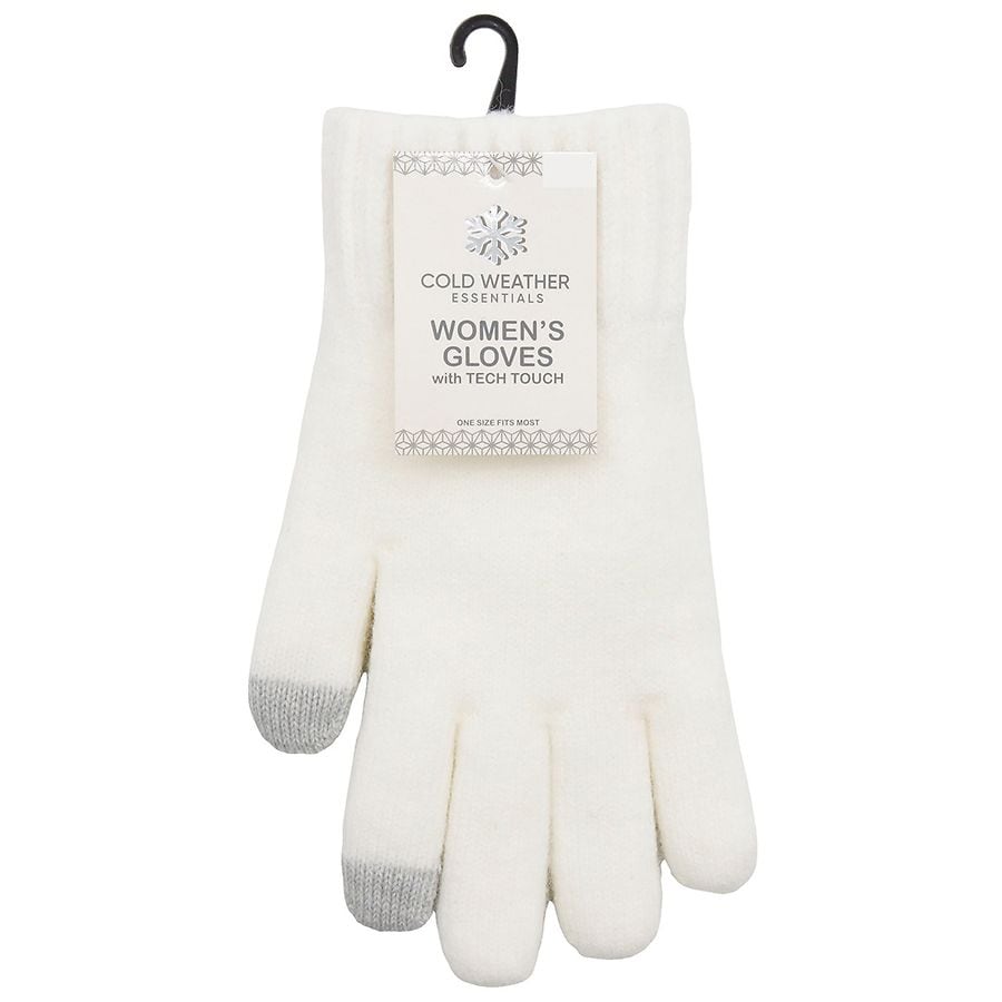 Cold Weather Essentials Women's Gloves with Tech Touch One Size Fits Most