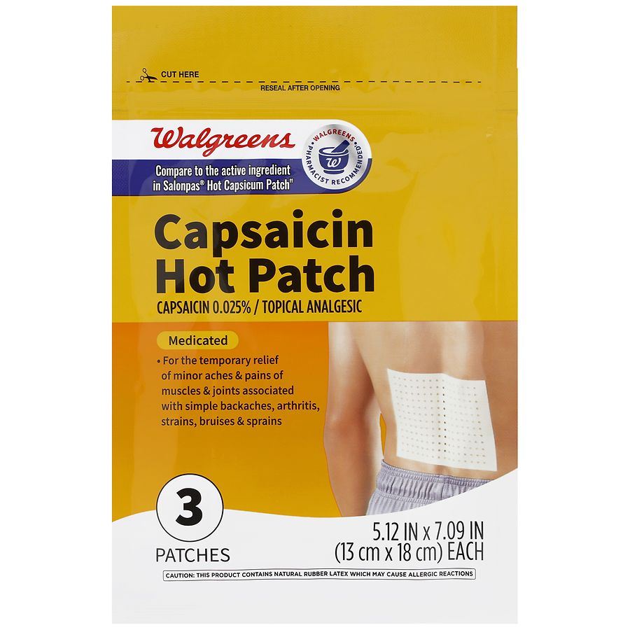 Walgreens Capsaicin Hot Patches