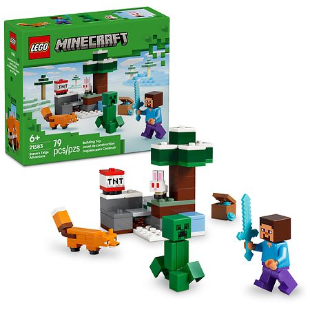 Lego Minecraft Steve's Taiga Adventure 79 Piece Building Set - 1.0 set