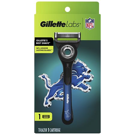 GilletteLabs Official Lions Licensed Razor for Men