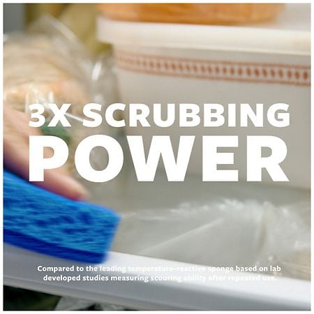 Paperless Kitchen Set of 4 Premium Dish Wash Scrubs - Sponge Scour Pads Made of