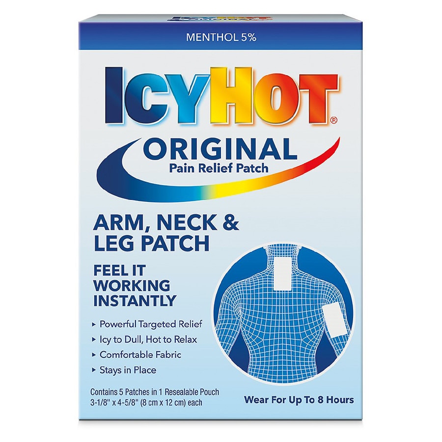 Icy Hot Pain Relieving Patches, Arm, Neck & Leg