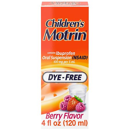 Children's Motrin Ibuprofen Kids Medicine Berry