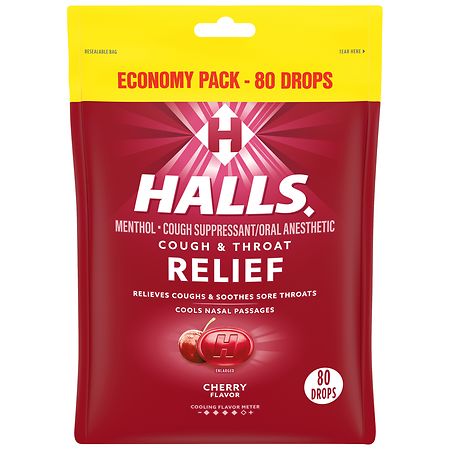 Halls Cherry Economy Bag