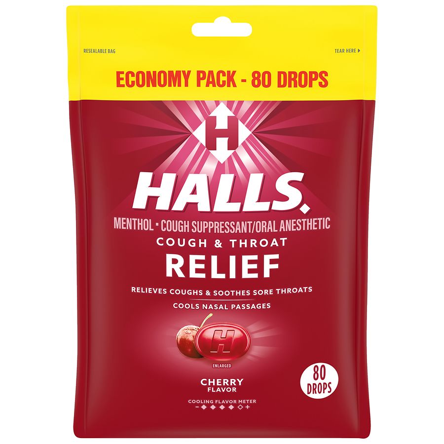 Halls Cherry Economy Bag | Walgreens