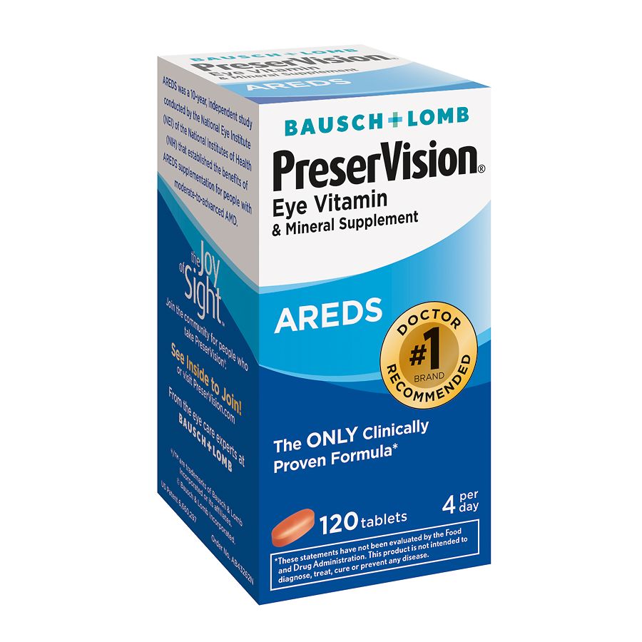 PreserVision Eye Vitamin and Mineral Supplement with AREDS, Tablets
