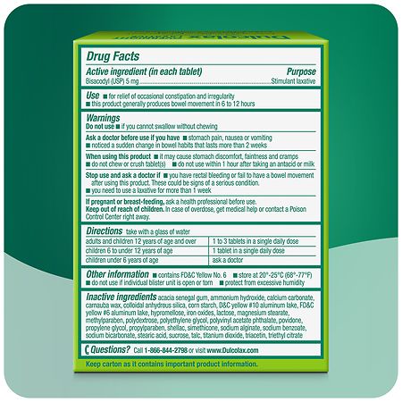 Dulcolax 10 Mg Laxative Suppositories - 16 Ea 