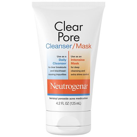 erosión Caprichoso tenis Neutrogena Clear Pore 2-In-1 Facial Cleanser & Clay Mask | Walgreens