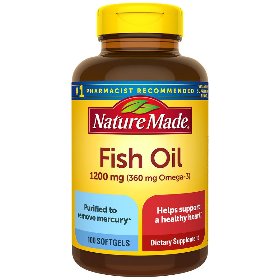 Nature Made Fish Oil 1200 mg Softgels