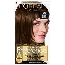 L'Oreal Paris Superior Preference Permanent Hair Color, Medium Golden ...