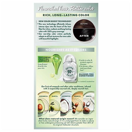 Garnier Nutrisse Nourishing Hair Color Creme, 10 Black (Licorice)
