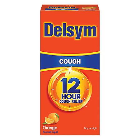 Delsym Cough Suppressant Liquid Orange