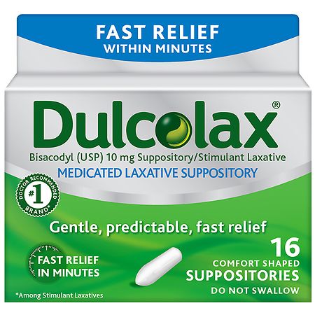 Dulcolax Laxative Comfort Shaped Suppositories