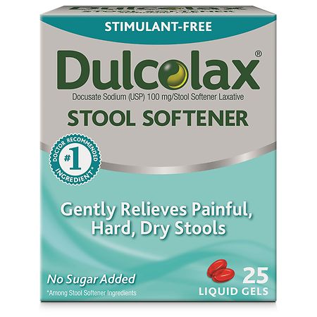Dulcolax Stool Softener Laxative Liquid Gel Capsules