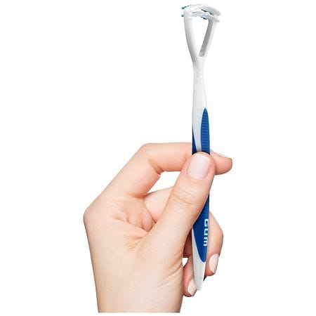 G-U-M Dual Action Tongue Cleaner Brush/Scraper