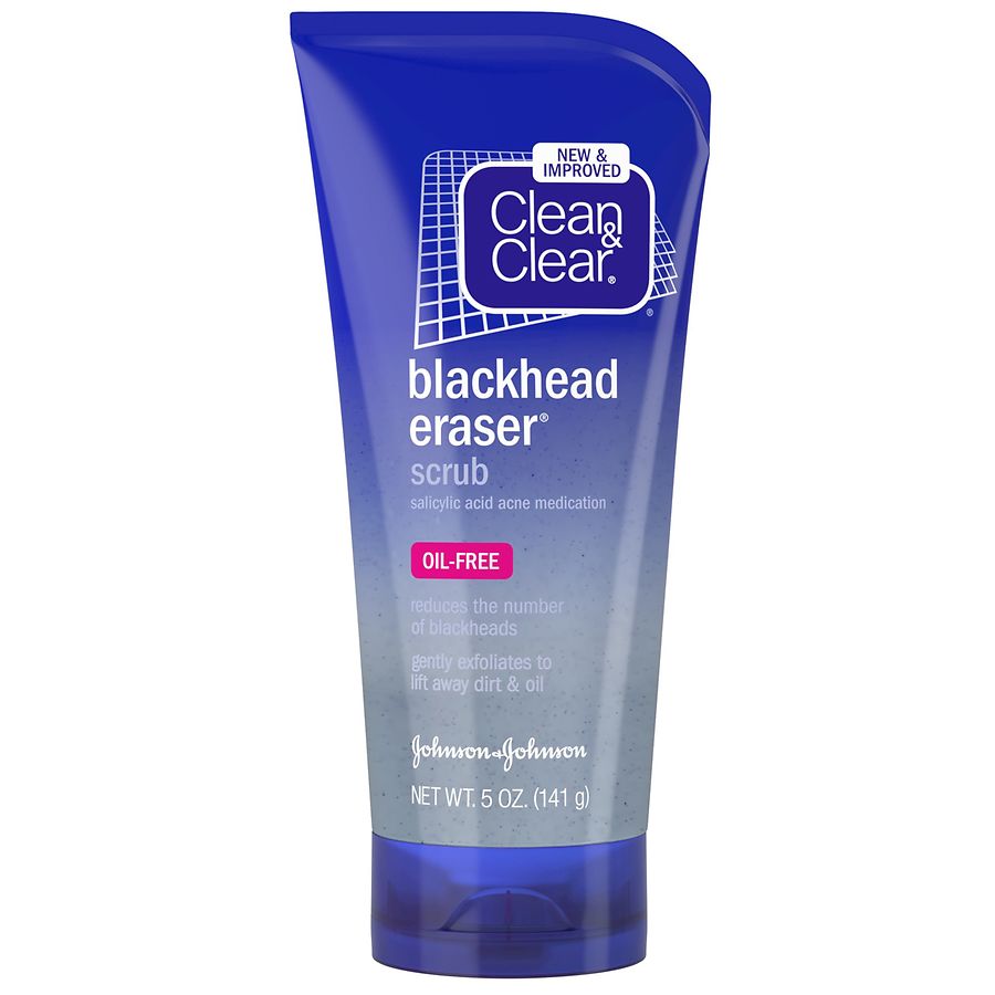 Clean & Clear Blackhead Eraser Facial Scrub, 2% Salicylic Acid Unspecified