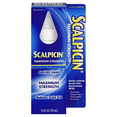 Scalpicin Maximum Strength Liquid Scalp Itch Treatment