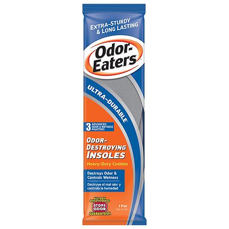 Odor-Eaters Ultra-Durable Odor-Destroying Insoles Trim to Fit