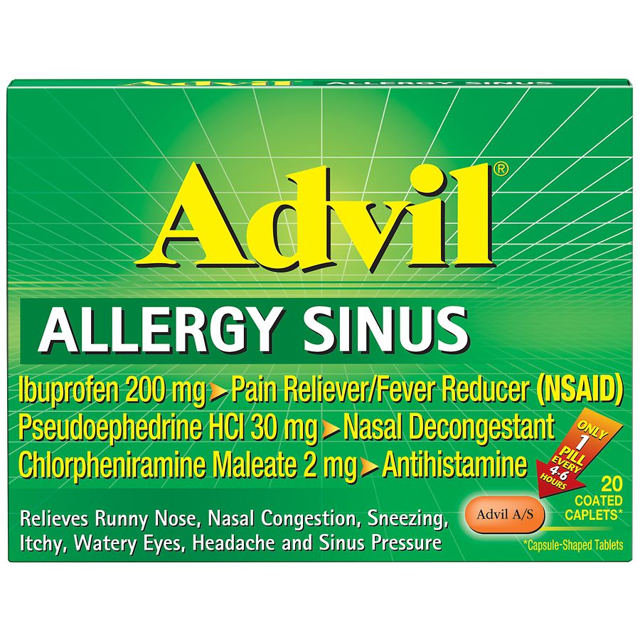 Advil Allergy Sinus Medicine Walgreens