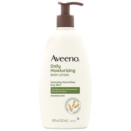 Aveeno Daily Moisturizing Lotion with Oat for Dry Skin Fragrance-Free