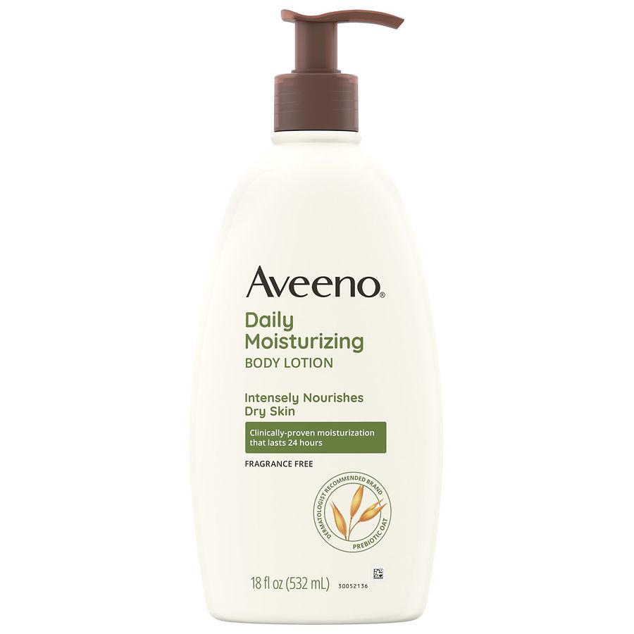 Aveeno Daily Moisturizing Lotion with Oat for Dry Skin Fragrance-Free