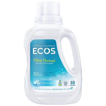 ECOS Hypoallergenic Laundry Detergent Free & Clear