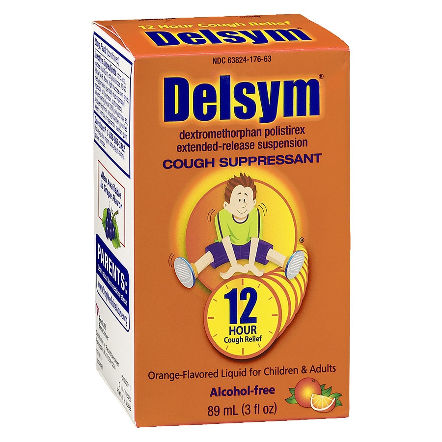 Delsym Children's Cough Suppressant, 12 Hour Orange