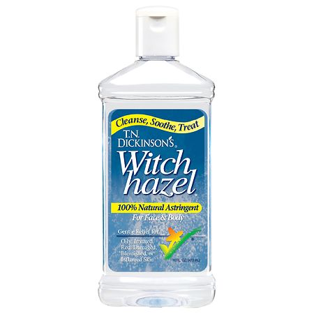 expiration 08/2025)) T.N. Dickinson s Witch Hazel 100% Natural Astringent for Face and Body  16 fl oz 6 count 