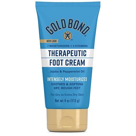 Gold Bond Therapeutic Foot Cream, With Jojoba & Peppermint Oil