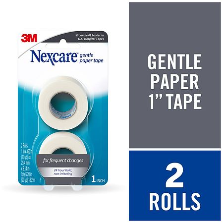 Nexcare™ Micropore™ Paper First Aid Tape, 530-P1/2, 2 in x 10 yds, Wrapped  > Medical Paper Tapes > Industrial General Store