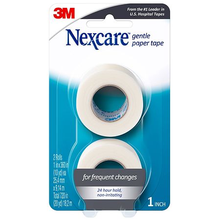 Nexcare Gentle Paper First Aid Tape 1" x 360" Rolls