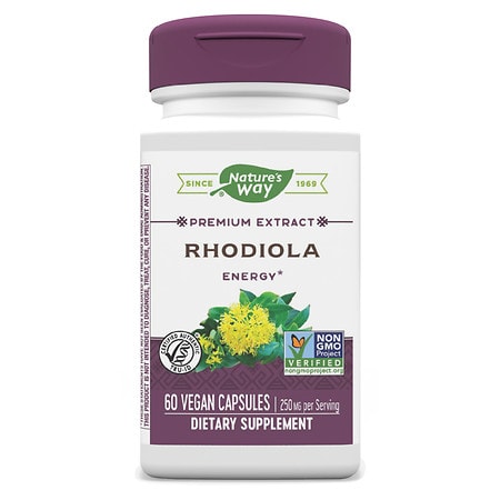 Nature's Way Rhodiola Energy Vegan Capsules