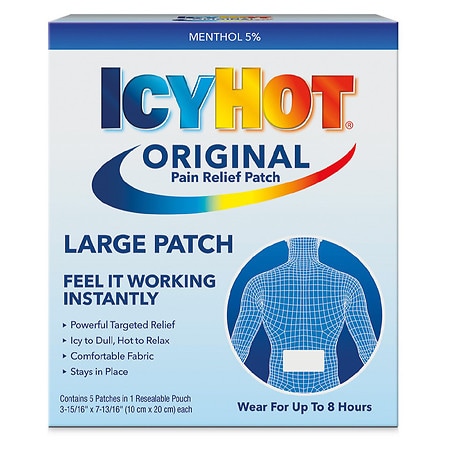 Freeze Pain Relief Cold Patches, Pack of 4