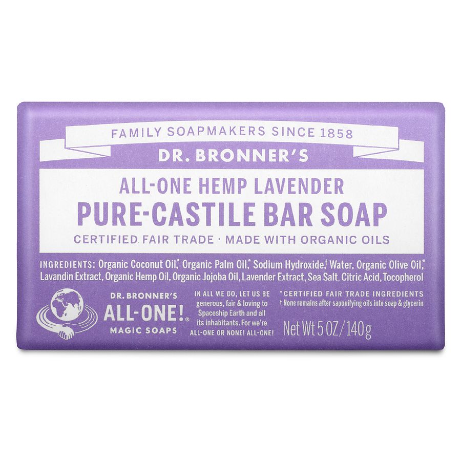 Dr. Bronner's Pure Castile Bar Soap (Baby-Mild) 140g 