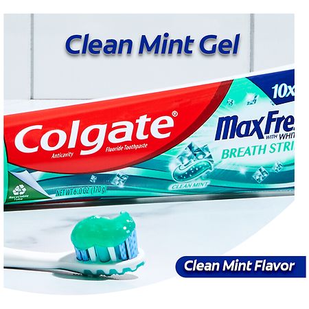 Colgate MaxFresh Toothpaste with Mini Breath Strips Clean Mint